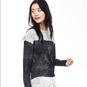 Banana Republic Colorblock Jacquard Sweatshirt